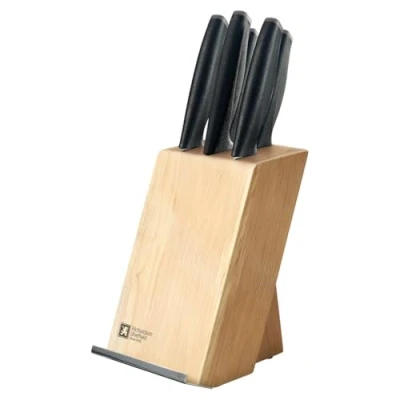 Afbeelding van Richardson Sheffield Advantage 5 delige messenset met houten messenblok inclusief tablethouder