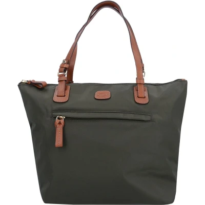 Afbeelding van Bric&#039;s X Bag Schoudertas Met Leren Details En Uitneembaar Etui Groen