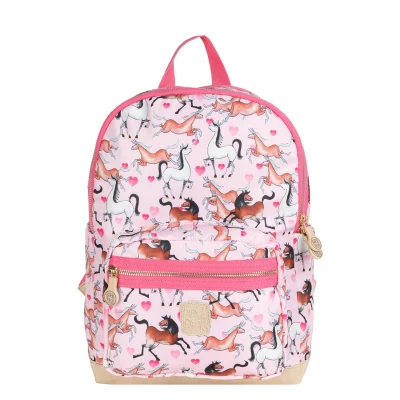 Afbeelding van Pick &amp; Pack Magic Horses backpack M pink