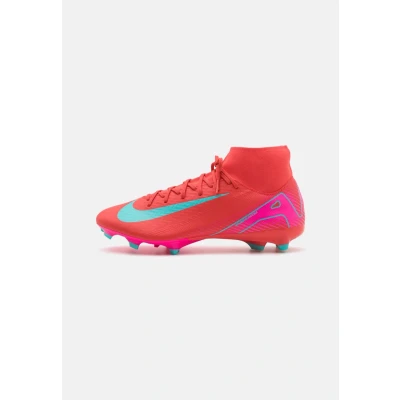 Afbeelding van Nike Performance ZOOM 10 Academy FG/MG Voetbalschoenen met kunststof noppen, Maat: 38.5, Ember glow/aurora green Textiel/ synthetisch
