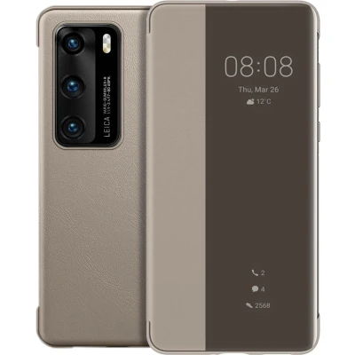 Afbeelding van Huawei Smart View Flip Cover voor de P40 Khaki