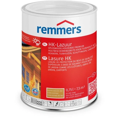 Afbeelding van Remmers hk lazuur 2,5 liter, rustiek eiken