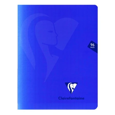 Afbeelding van Clairefontaine Mimesys Notitieboek, 170 x 200 mm, gelinieerd, 96 pagina&#039;s, marineblauw