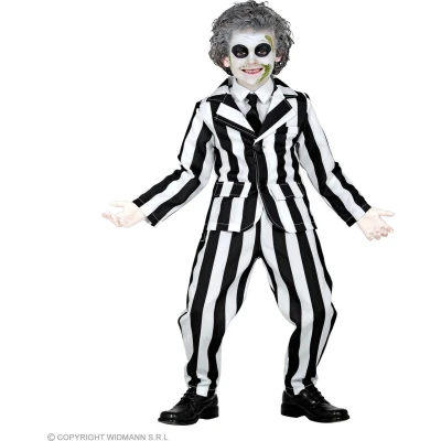 Afbeelding van Widmann Horror Films Kostuum Eregast Van Het Spookgala Jongen Zwart / Wit Maat 116 Halloween Verkleedkleding