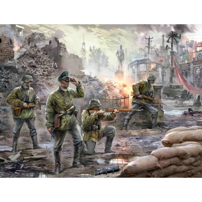 Afbeelding van Zvezda German Elite Troops 1939 43 (Zve6180) modelbouwsets, hobbybouwspeelgoed voor kinderen, modelverf en accessoires