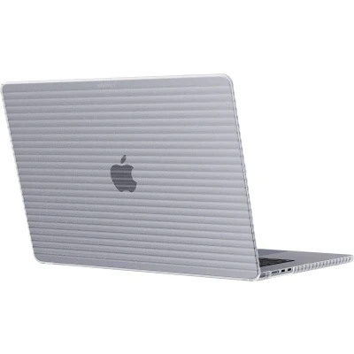 Afbeelding van Tech21 Evo Wave MacBook Air 15 (2023 &amp; 2024) laptophoes inch cover Transparant Hard case