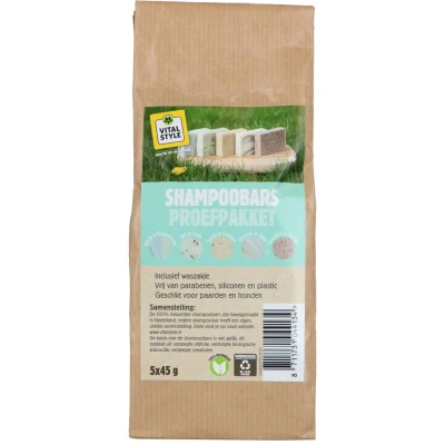 Afbeelding van VITALstyle Shampoobars Proefpakket