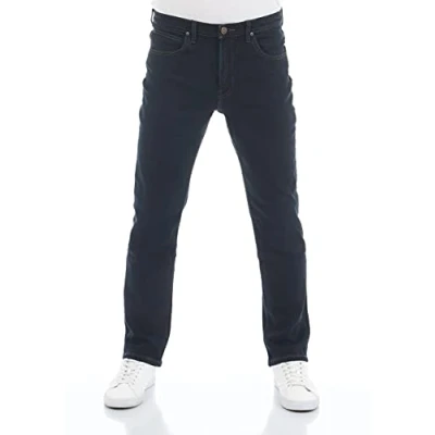 Image de Lee Homme Jeans Brooklyn Straight, bleu/noir, 34W / 30L
