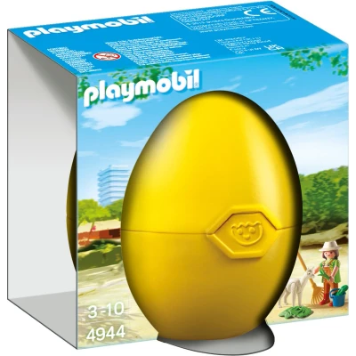 Afbeelding van Playmobil Dierenverzorger met Alpaca in Ei 4944