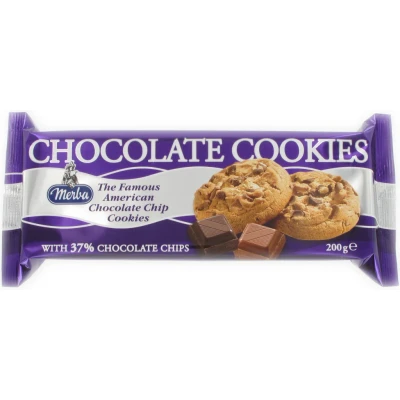 Afbeelding van Merba Chocolade Koekjes 200 Gram