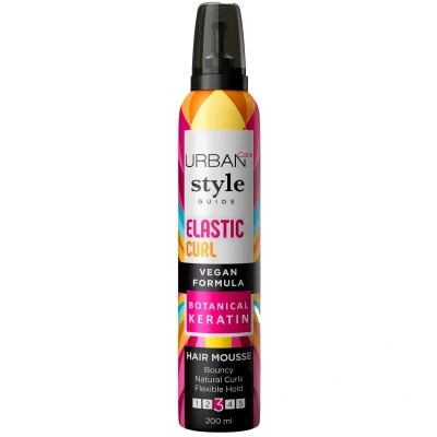 Afbeelding van Urban Care Style Guide Elastic Curl Haarmousse 200 ml