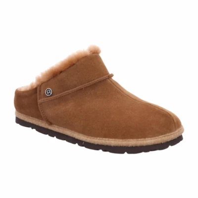 Afbeelding van Rohde Gardena Damespantoffels van lamswol, merinowol, gevoerd, warm, warm Cuoio 76