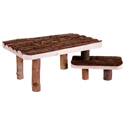 Afbeelding van Trixie Natural Living Afdak / Ligplaats Met Opstapje 37X28X17 CM