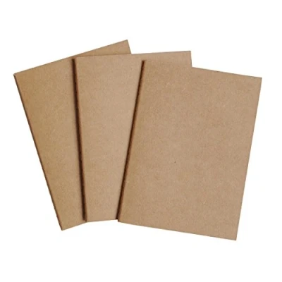 Afbeelding van Wanderings Mini Reisdagboekinzetstukken 12,5 x 9 cm (B7) Set van blanco, gelinieerd en gestippeld papier 3 notitieboekjes voor reisdagboeken leer, navulling kleine dagboeken