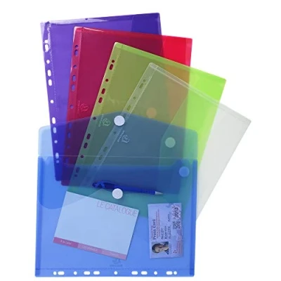Afbeelding van EXACOMPTA insteekhoezen A4, PP, assorti 5 kleuren