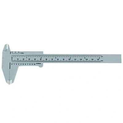 Afbeelding van 0 150 mm/0 6 inch Vernier Caliper Mini Plastic Tattoo Meetgereedschap voor het meten van wenkbrauwen en lippen