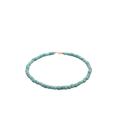 Afbeelding van Elli Choker Ketting, Dames, Maat: 36, Hellblau