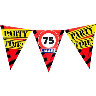Afbeelding van Slinger 75 jaar Verkeersbord 10mtr