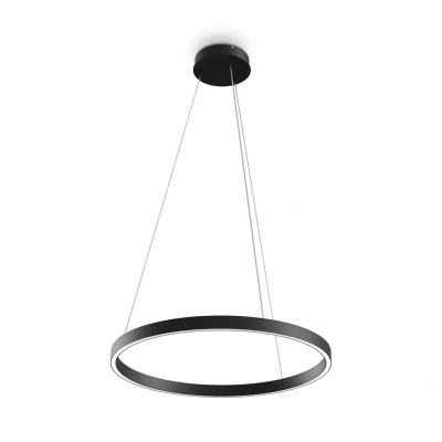 Afbeelding van Maytoni Hanglamp Rim Zwart Ø60