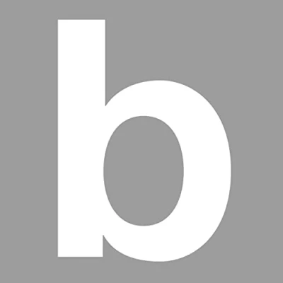 Afbeelding van Letter B wit, hoogte 10 cm, zelfklevend huisnummer I cijfer om op te plakken voor buiten, brievenbus, deur, weerbestendig, kfz_674_b