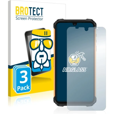 Afbeelding van BROTECT Screenprotector voor Ulefone Armor 8 Folie Beschermfolie Beschermglas transparant (3 Stuks)