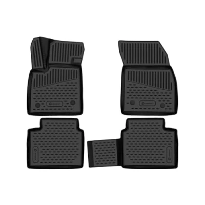 Image de Element Lot de 4 tapis sol en caoutchouc 3D qualité supérieure pour Ford Focus Turnier Combi, IV Mk4, 2018 2024, pièces