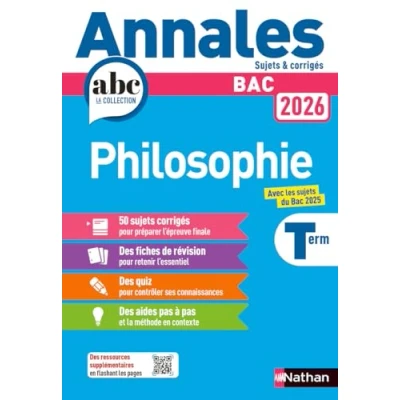 Afbeelding van PHILOSOPHIE TLE SUJETS ET CORRIGES