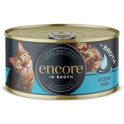 Afbeelding van 16x 70g Encore Blik zeevis Kattenvoer Nat