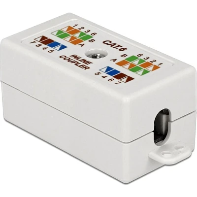 Afbeelding van Premium verbindingsbox voor U/UTP CAT6 netwerkkabel toolless / wit