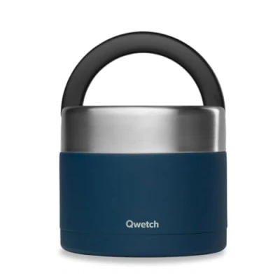 Afbeelding van QWETCH Lunchbox van roestvrij staal, Parent (marineblauw, 850 ml)