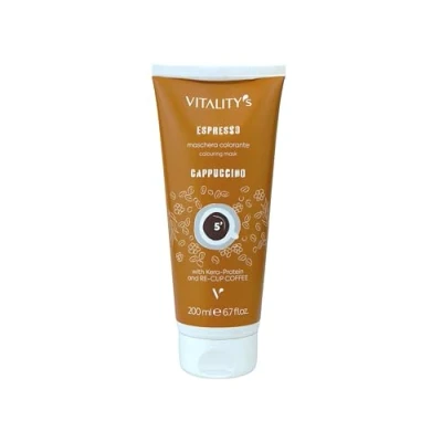 Afbeelding van Vitality&#039;s Espresso Colouring Cappuccino Masker 200ml Kleur Opfrissen