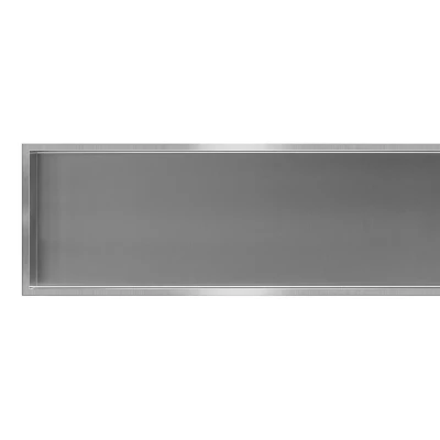 Afbeelding van Looox Special inbouwnis badkamer rvs geborsteld BOX120