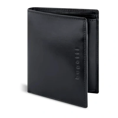 Afbeelding van Bugatti Romano Heren Portemonnee, RFID Portemonnee voor Mannen, Trifold Zwart