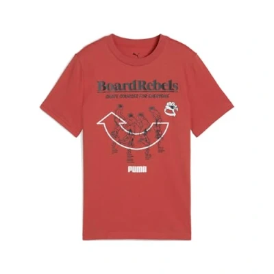 Afbeelding van Mid 90s T shirt met print voor Heren, Rood, Maat 13 14Y PUMA