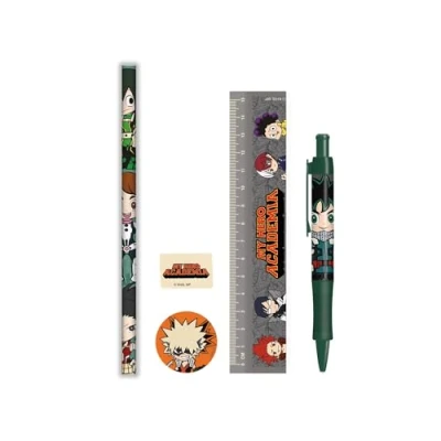 Afbeelding van My Hero Academia Chibi design schrijfwarenset, Meerkleurig