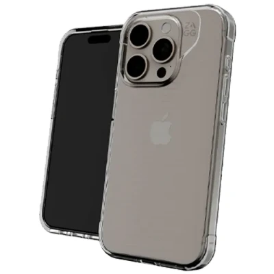 Afbeelding van ZAGG Luxe hoesje geschikt voor iPhone 15 Pro Transparant