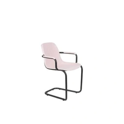 Afbeelding van Zuiver Thirsty Eetkamerstoelen Roze Set van 2