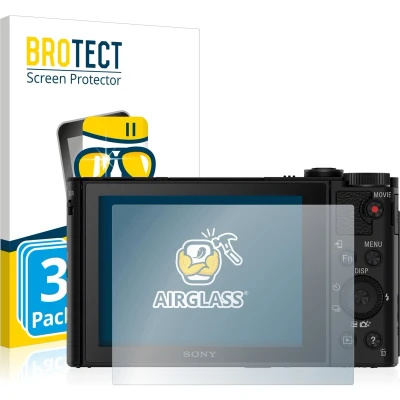 Afbeelding van BROTECT Screenprotector voor Sony Cyber Shot DSC HX90 Folie Beschermfolie Beschermglas transparant (3 Stuks)