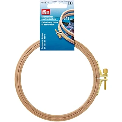 Afbeelding van Borduurring hout 13 cm Prym