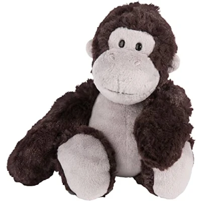 Afbeelding van Nici aap pluche knuffel zwart/grijs 20 cm