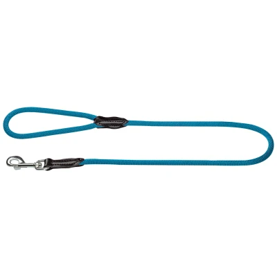 Afbeelding van Hunter Looplijn Freestyle Nylon Rond Petrol Hondenriem 110x1.0 cm