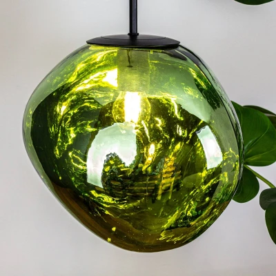 Afbeelding van ECO Light CANOPUS 9550 S 1 28 GN Hanglamp E27 Groen