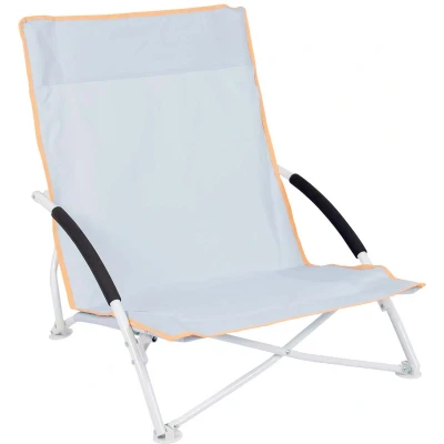 Afbeelding van Bo Camp Pastel Strandstoel Saint Malo Blauw