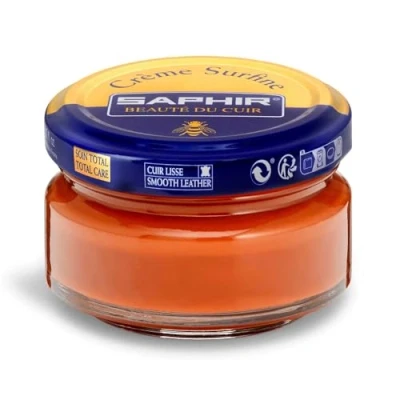 Afbeelding van Saphir Creme Surfine (schoenpoets) Licht Cognac