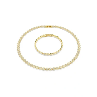 Afbeelding van Swarovski 5720506 Angelic Goudkleurig Set Ketting