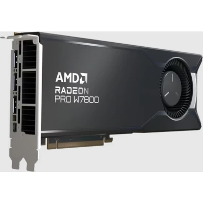 Afbeelding van AMD Radeon Pro W7800 Videokaart 32 GB GDDR6 SDRAM PCIe x16 Mini DisplayPort, DisplayPort 2.1 Vulkan
