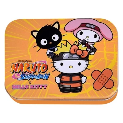 Afbeelding van Hello Kitty Naruto Pleisters voor Kinderen Pleisterblikje 24 stuks