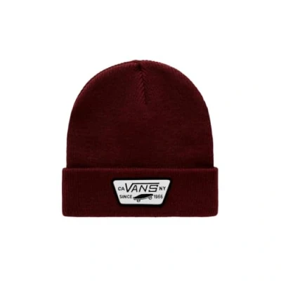 Afbeelding van Vans Milford Beanie muts voor heren, Rood (Port Royale)