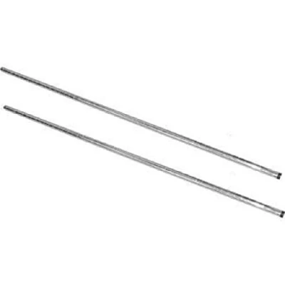 Afbeelding van Vogue chroom staanderset voor voorraadrekken 127cm (2 stuks)