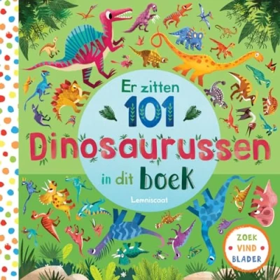 Afbeelding van Uitgeverij lemniscaat er zitten 101 dinosaurussen in dit boek